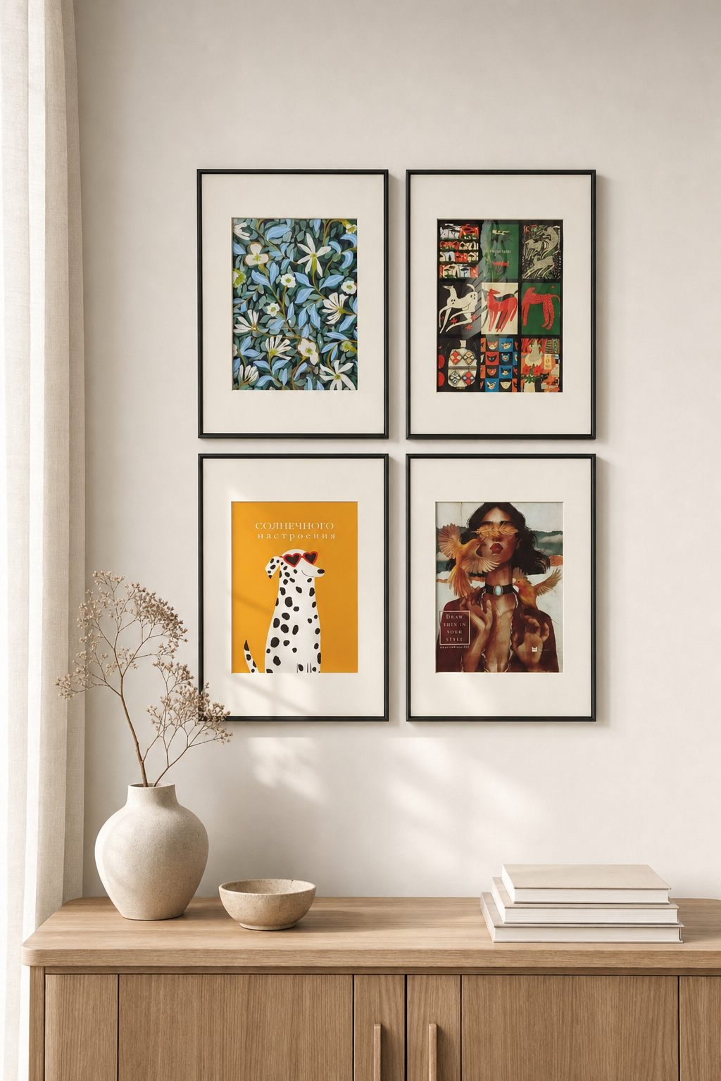 Framed Art Print with White Mount