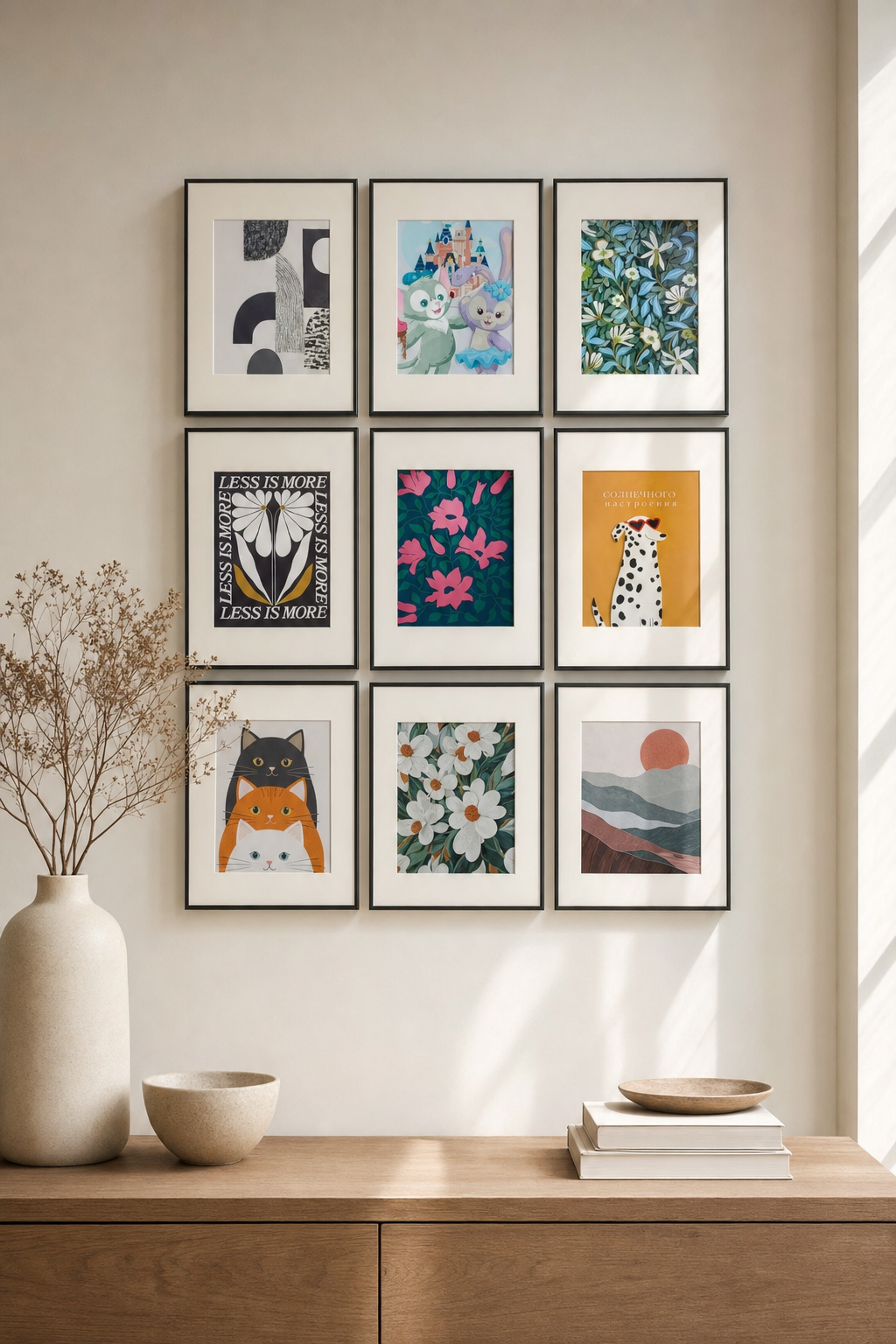 Framed Art Print with White Mount