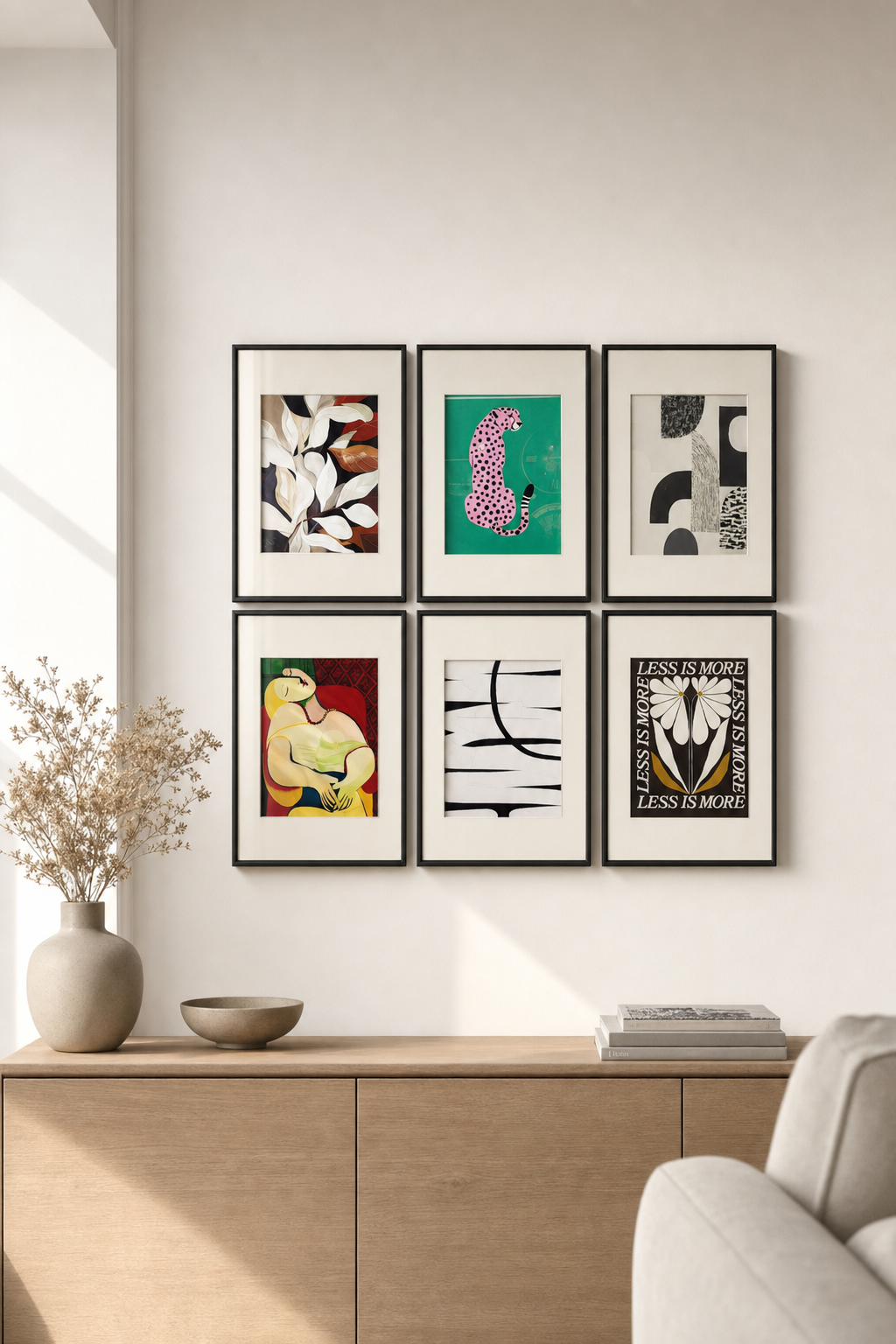 Framed Art Print with White Mount