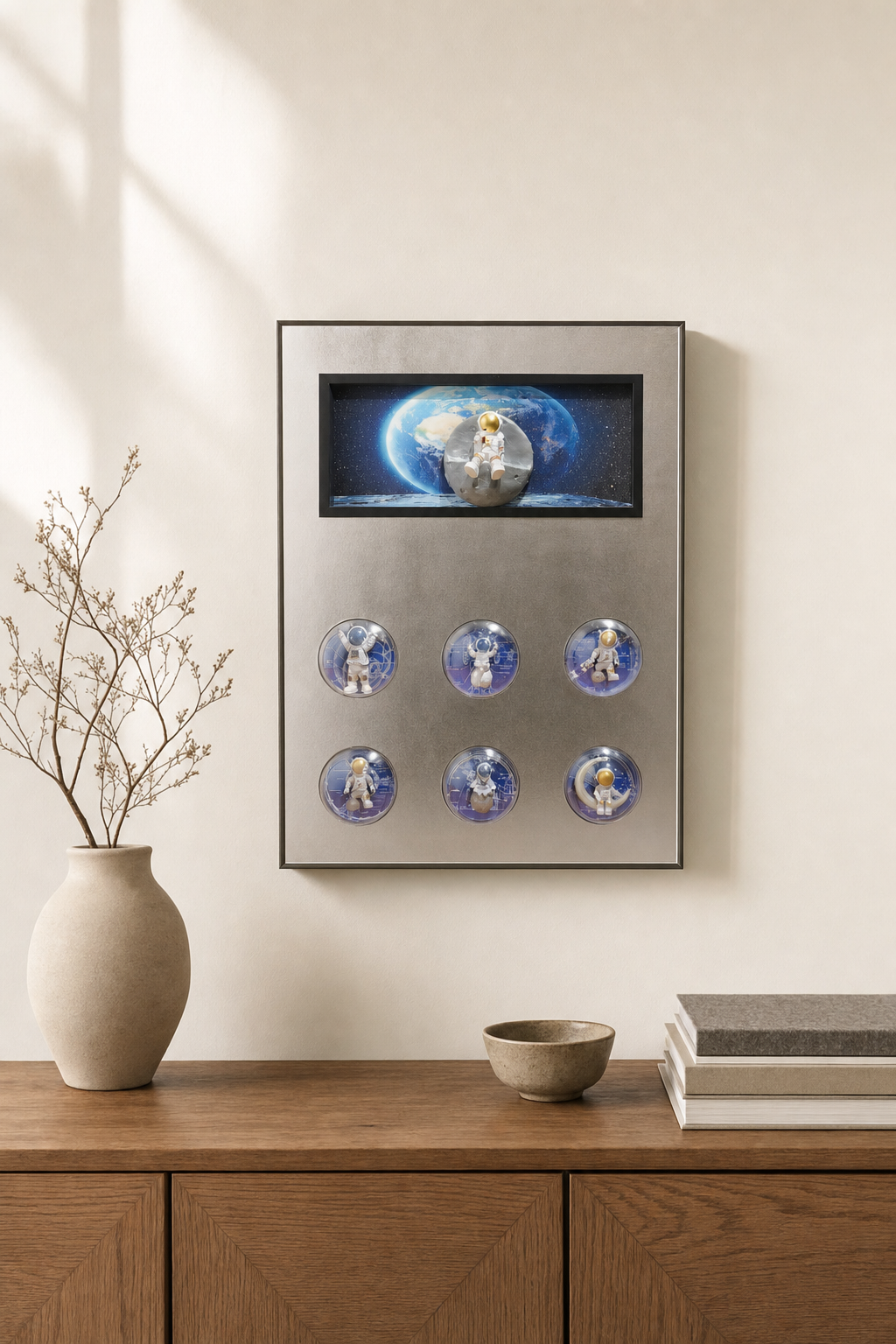 Astronaut 3D Shadow Box Frame