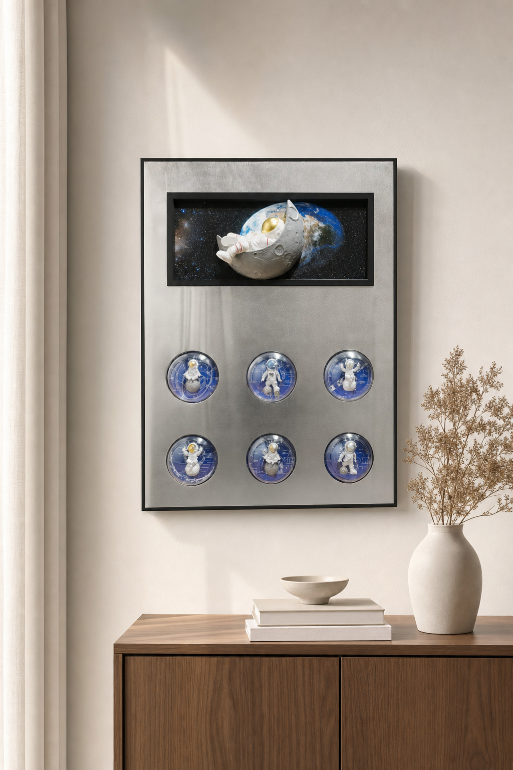 Astronaut 3D Shadow Box Frame
